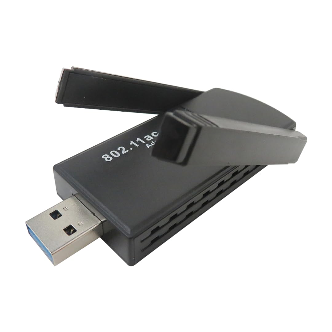 Wireless USB Adapter 1300Mbps Dual Antennas 5G/2.4G WiFi Adapter X303919
