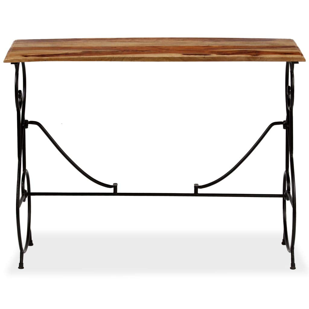 Solid Sheesham Wood Table 39.4"x15.7"x29.5" Q855212