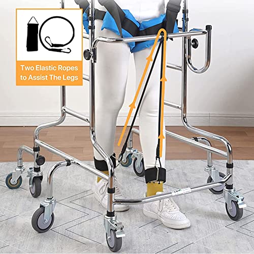 Upright Rollator Walker with 8 Wheels and Seat O277603