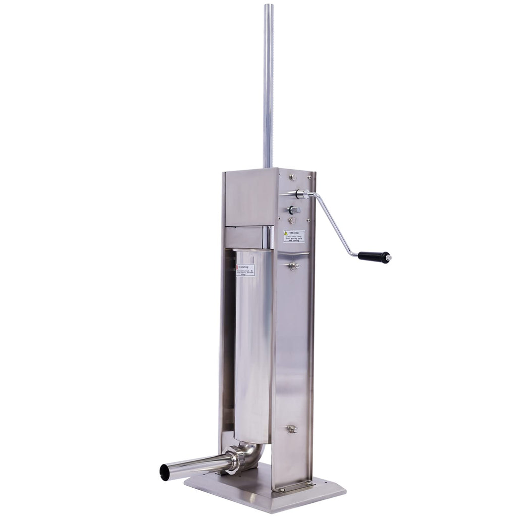 Stainless Steel Sausage Stuffer 15LB 7L with 4 Nozzles V3152