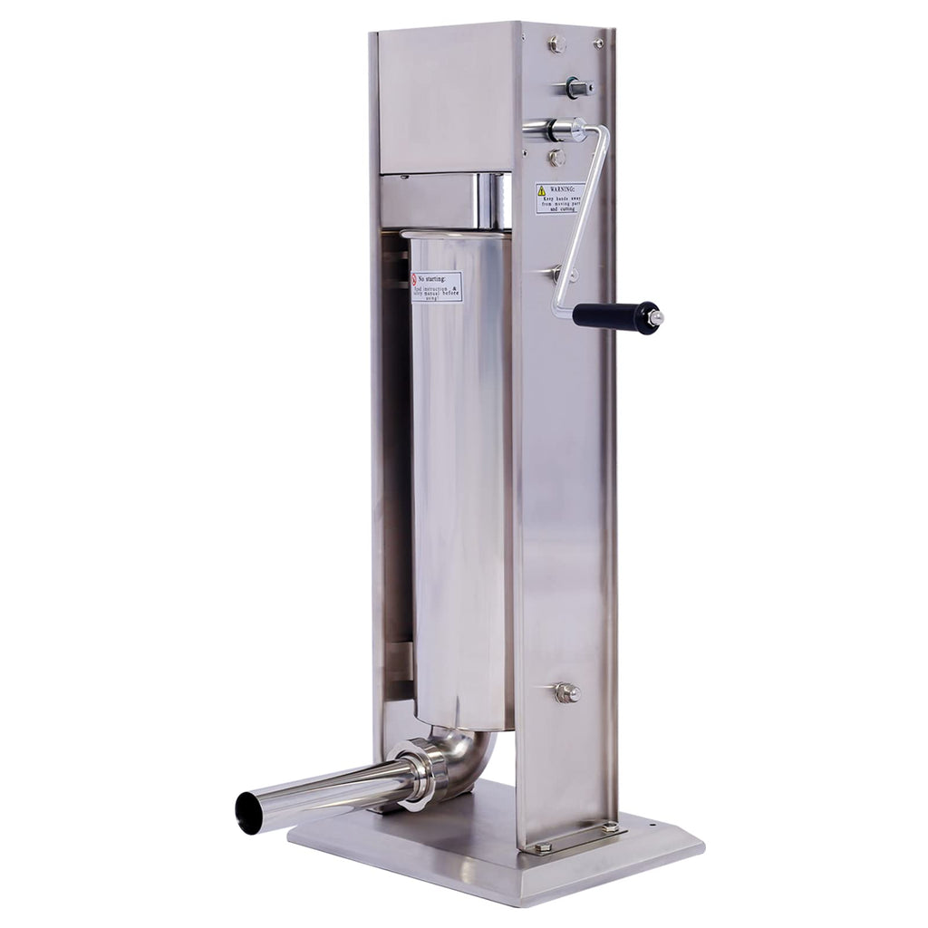 Stainless Steel Sausage Stuffer 15LB 7L with 4 Nozzles V3152