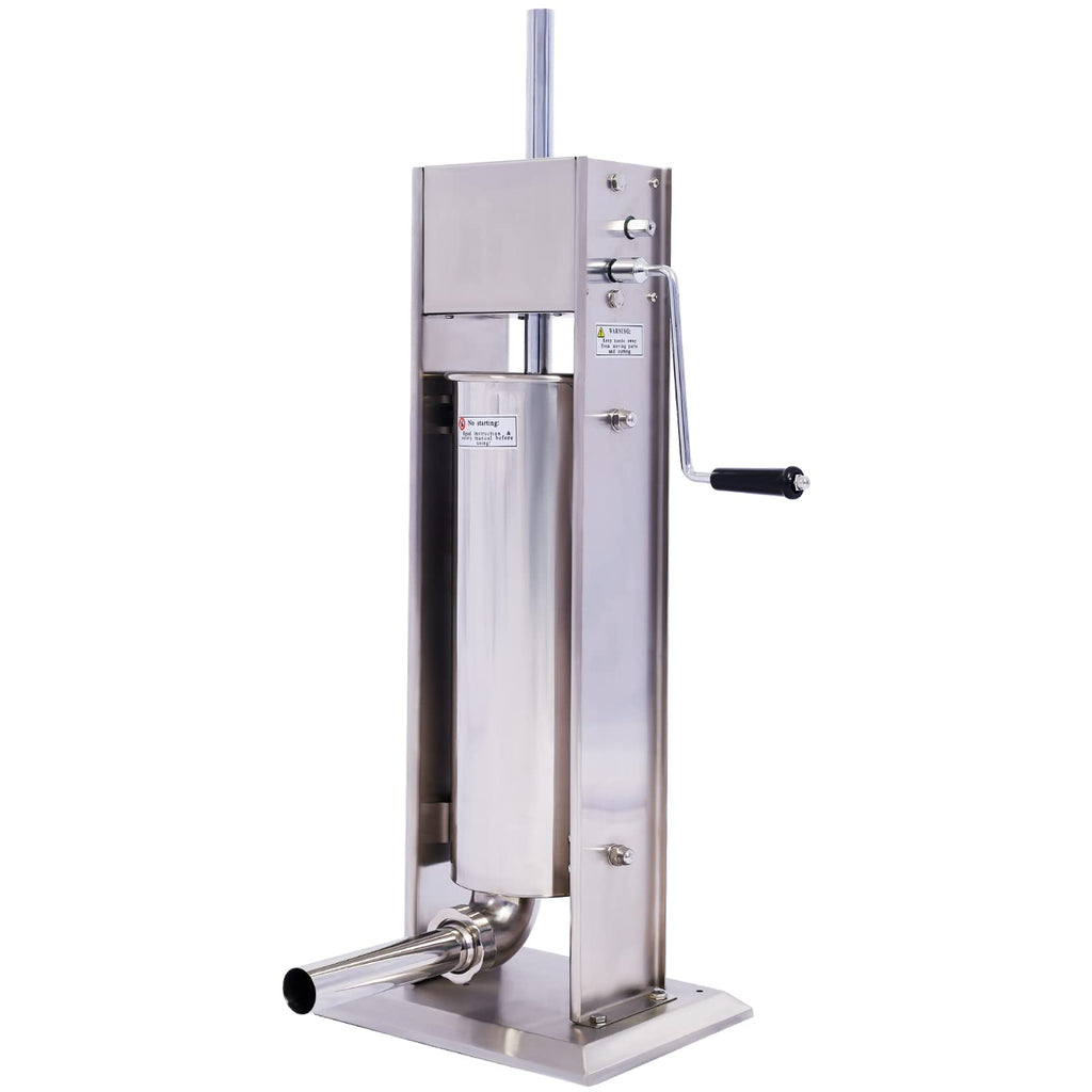 Stainless Steel Sausage Stuffer 15LB 7L with 4 Nozzles V3152