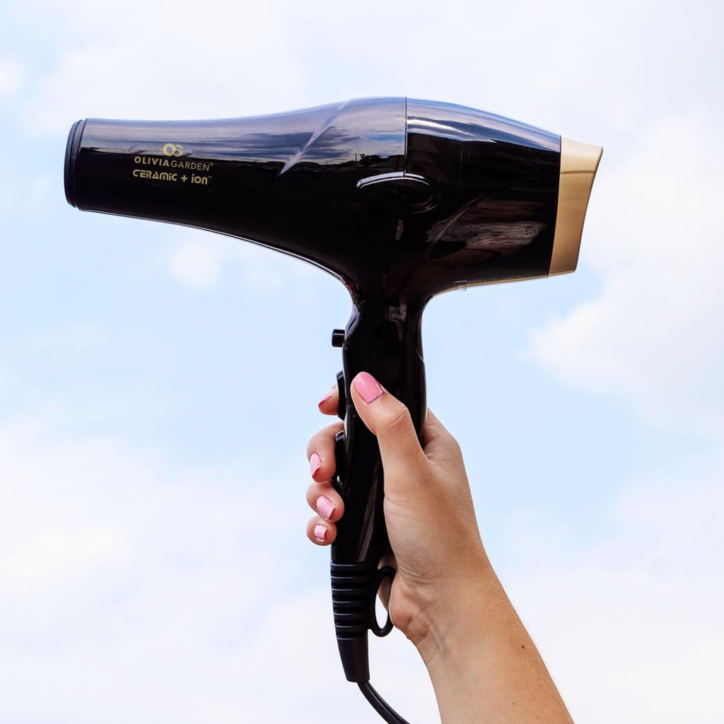 1875W Ceramic Ion Hair Dryer with 2 Nozzles D3721