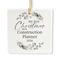 Ceramic 3-inch Square-Shaped Ornament R258