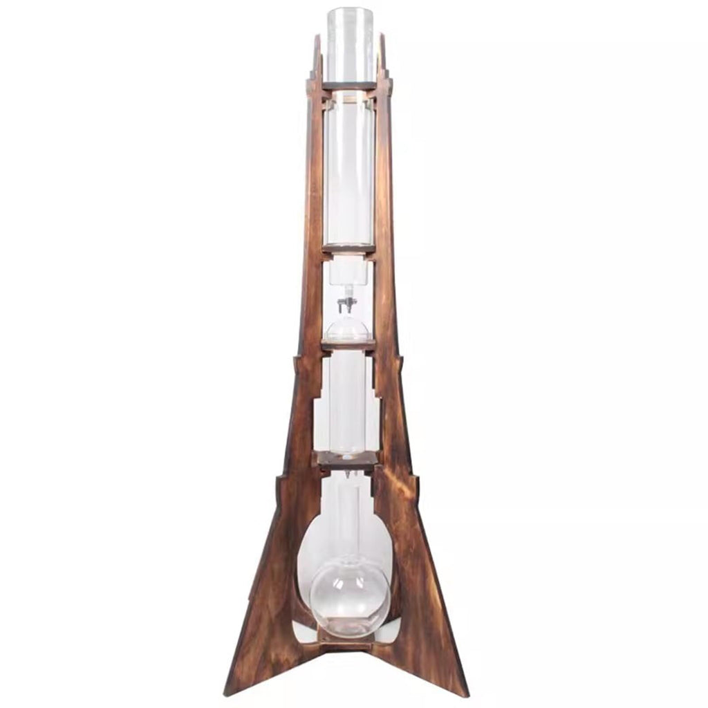 Cold Brew Coffee Maker with Wooden Frame and Glassware, 8-10 Cups K7587