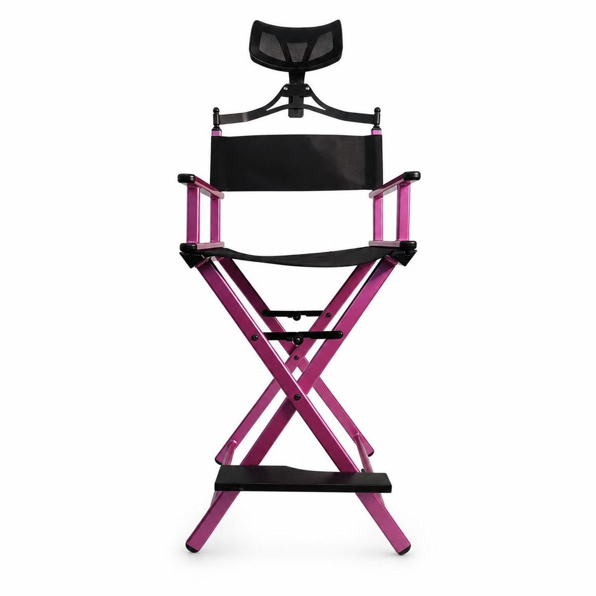Foldable Adjustable Height Director Chair with Headrest K29087