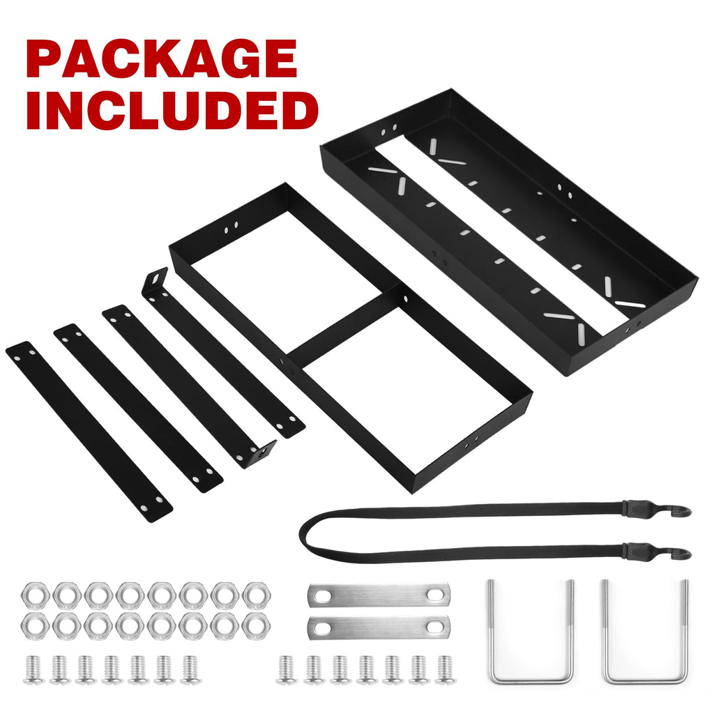 Gas Can Holder with Straps, Fits Two 5 Gallon Gas Can W752