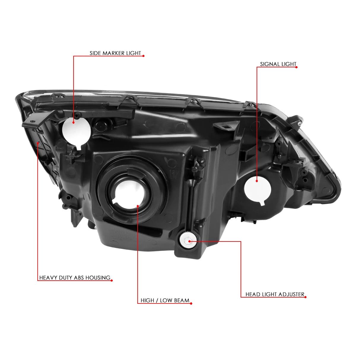 Halogen Headlight Assembly K2175
