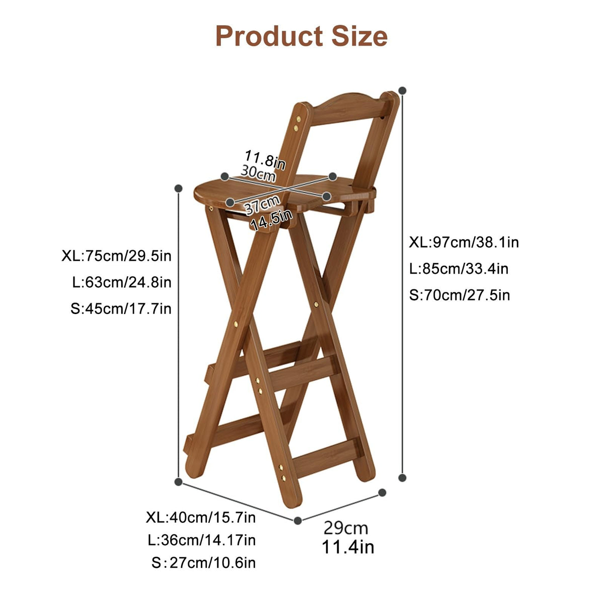 Folding Chair with Back I83617