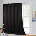 Black Velvet Curtains 1 Panel H653