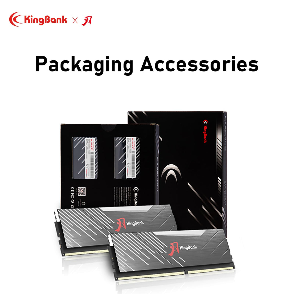 DDR5 32GB (2x16GB) 6400MT/s CL32 Desktop Memory with Heatsink J4628