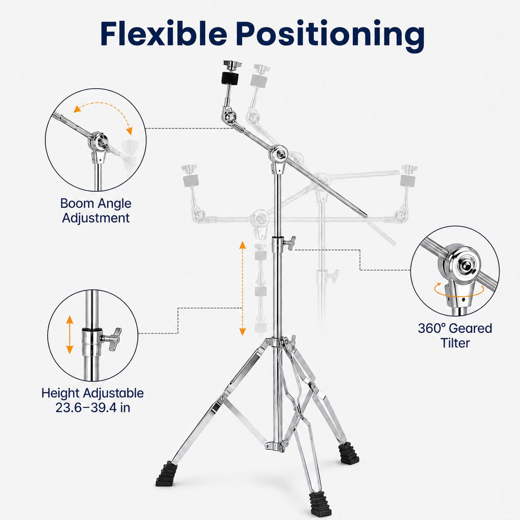 Adjustable Boom Cymbal Stand Y135