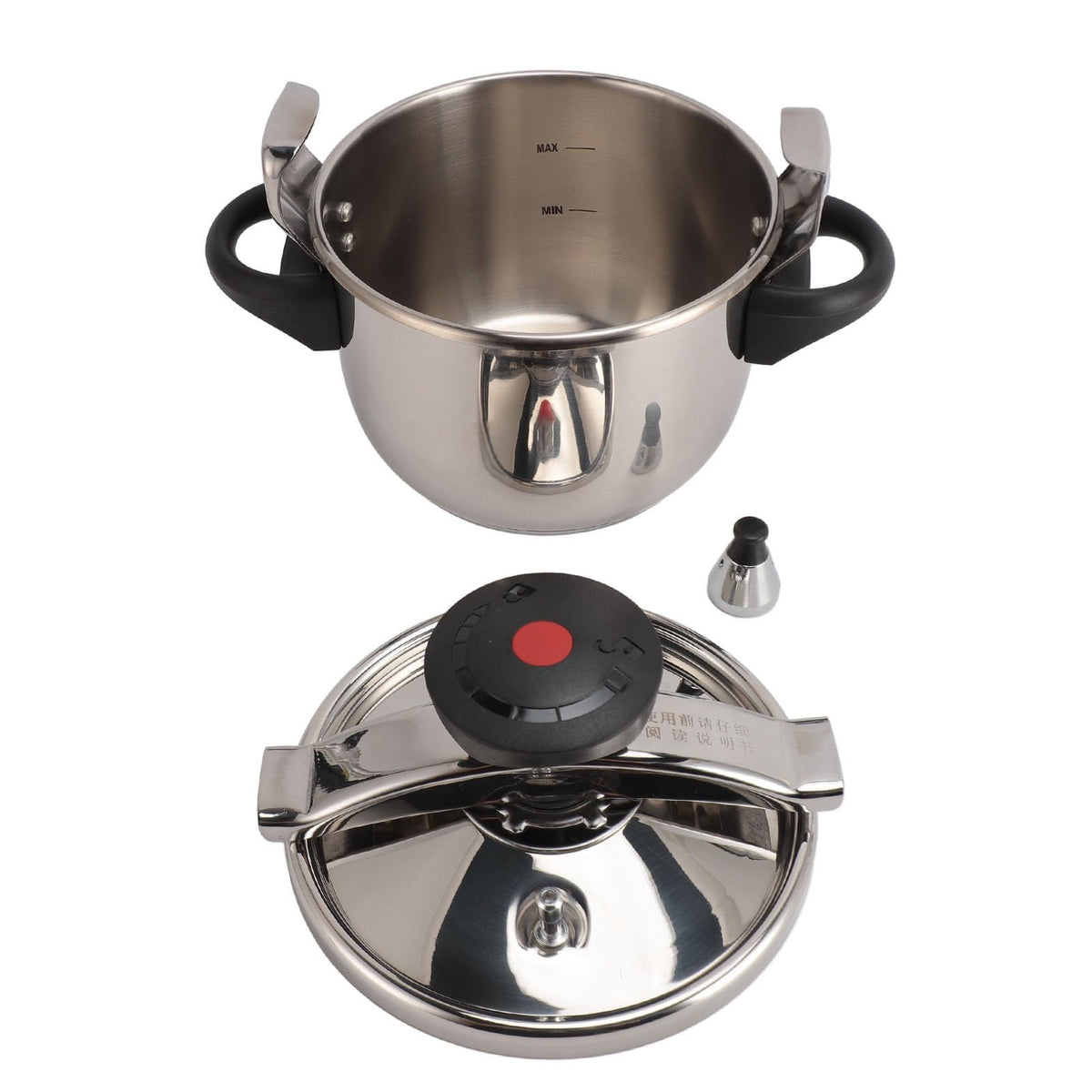 3L Stainless Steel Pressure Cooker N26518