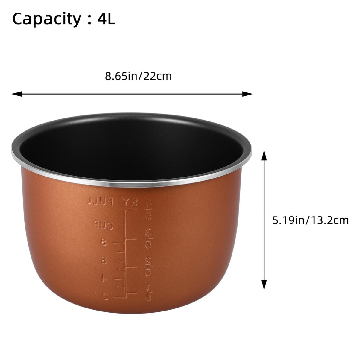 Nonstick Inner Pot for Pressure Cooker R468