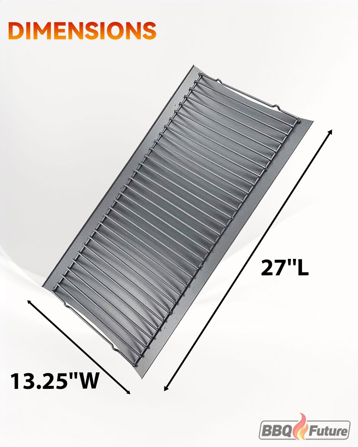 27 inch Porcelain-coated Steel Ash Pan with 2pcs Fire Grate Hanger O435