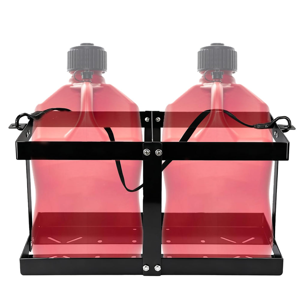 Gas Can Holder with Straps, Fits Two 5 Gallon Gas Can W752