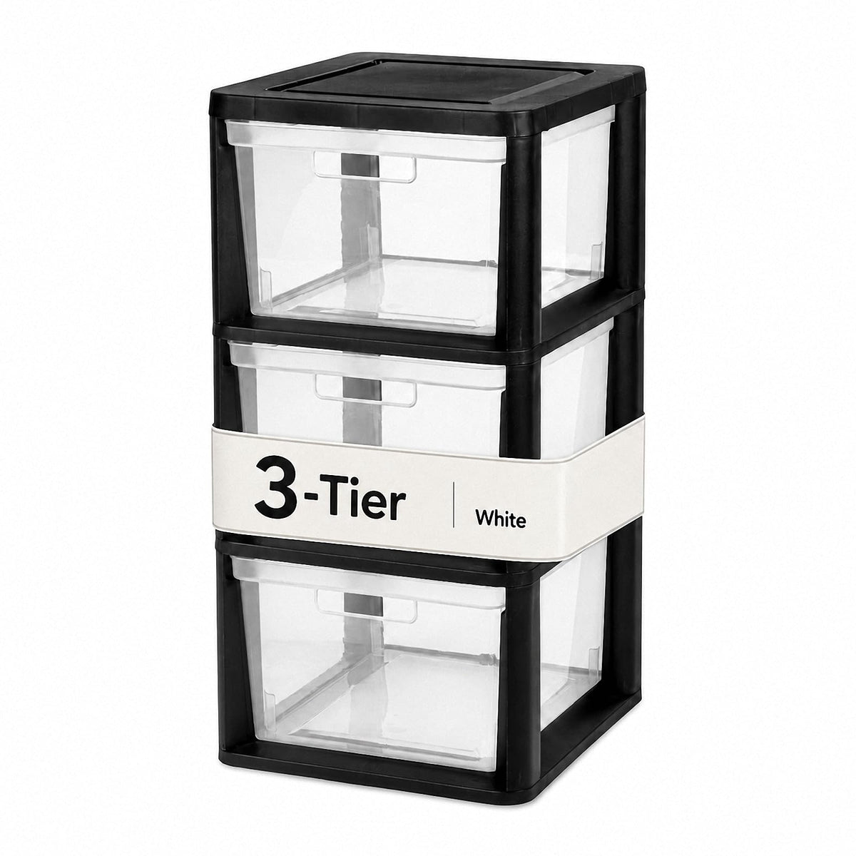 3-Drawer Plastic Storage Tower C515