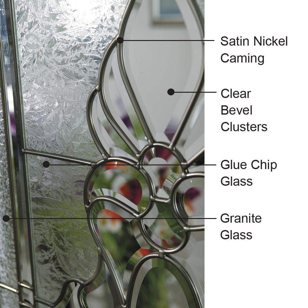 Brown Steel Left Hand In-Swing Exterior Prehung Door with Sidelites U9193