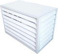 Aluminum Air Conditioner Fence Cover White 100*50*70cm X532119