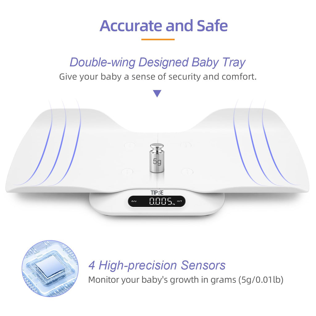 Baby Scale with Detachable Tray, Up to 400lb/180kg Y81355