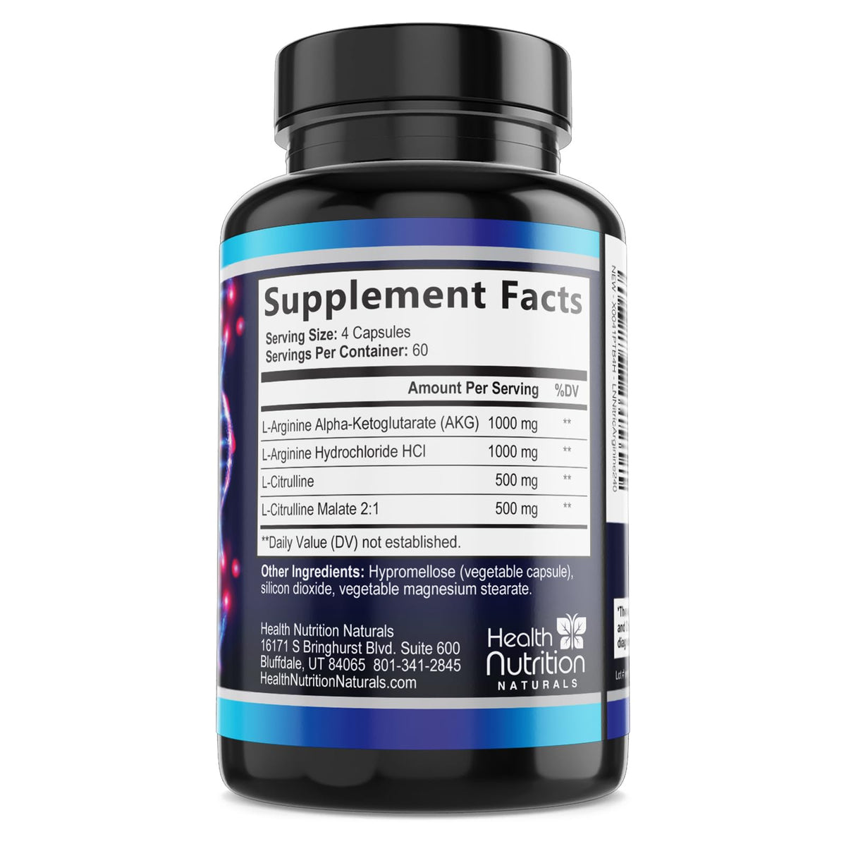 3000mg L-Arginine & L-Citrulline Nitric Oxide Supplement 240 Capsules Y342
