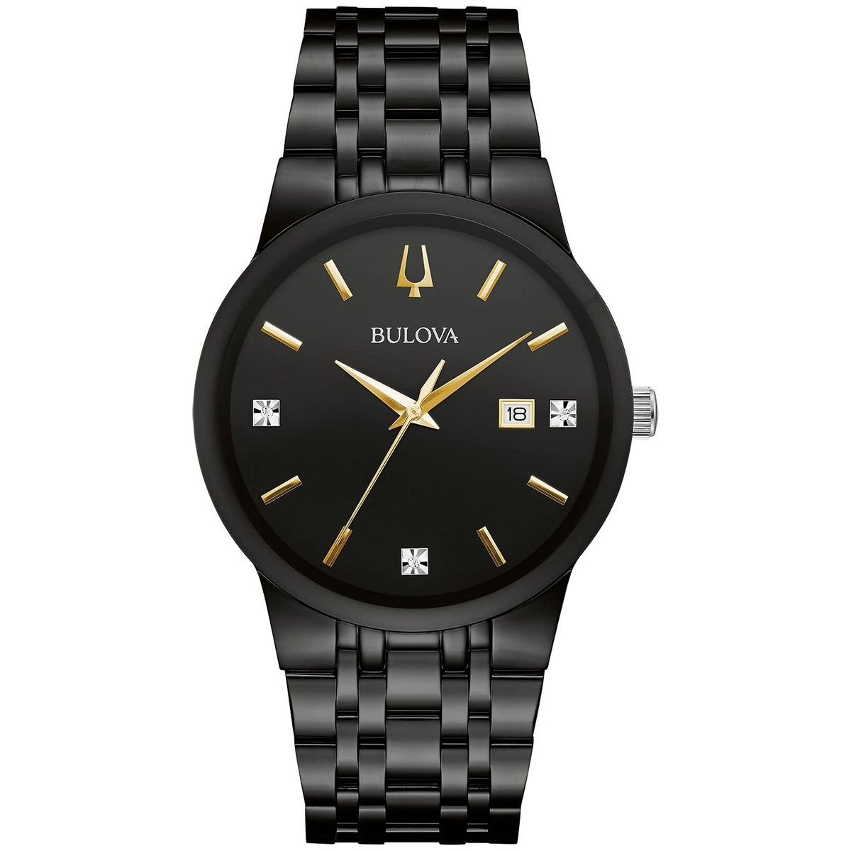 Men's Gold Tone Stainless Steel Quartz Watch U6407