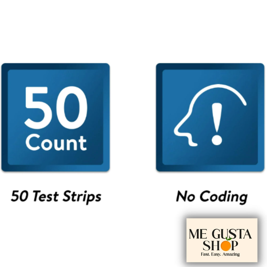 Blood Glucose Test Strips, 50 Count N63588