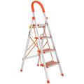 4 Step Aluminum Lightweight Folding Step Stool 350lbs U4379
