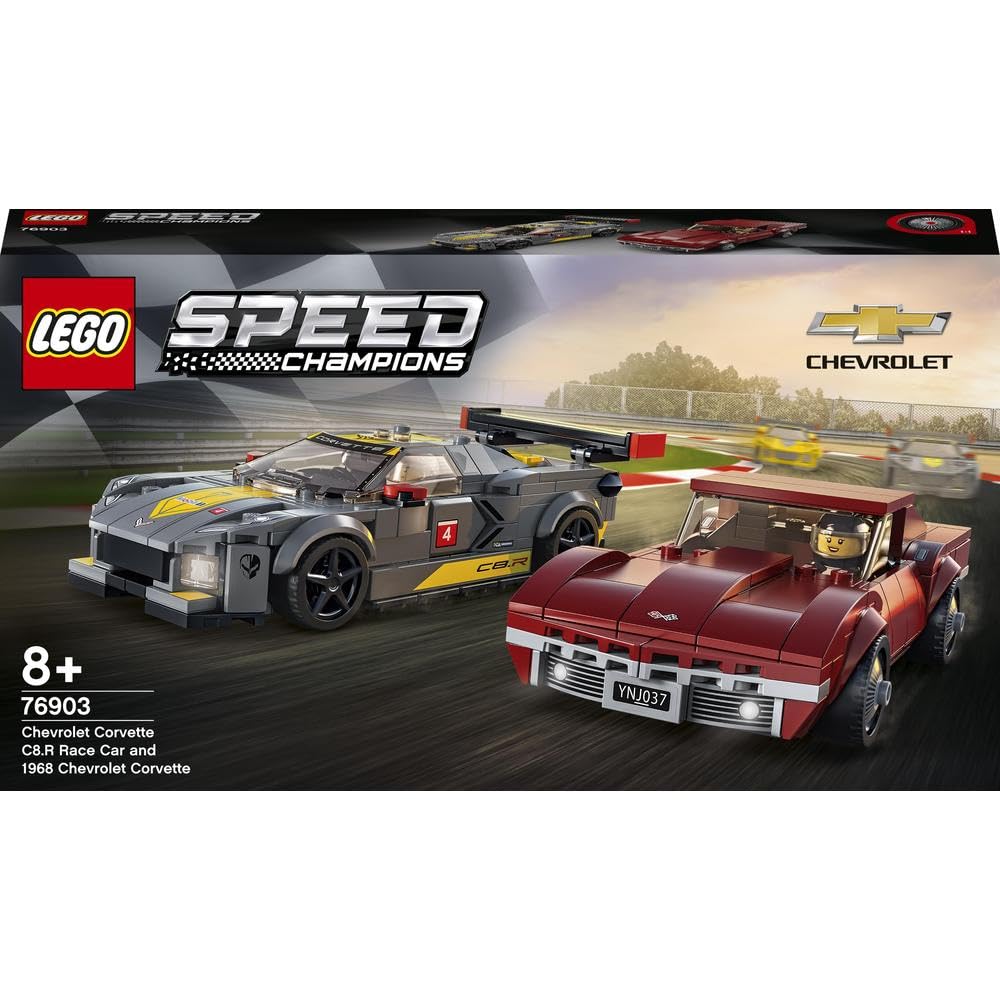 Chevrolet Corvette C8.R Race Car and 1969 CC Building Kit L570