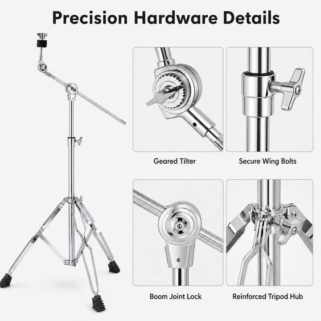 Adjustable Boom Cymbal Stand Y135