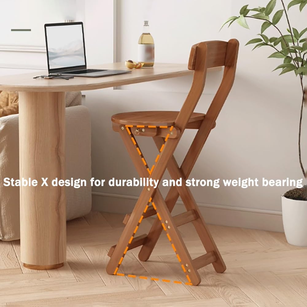Collapsible Bamboo Bar Stools V563855