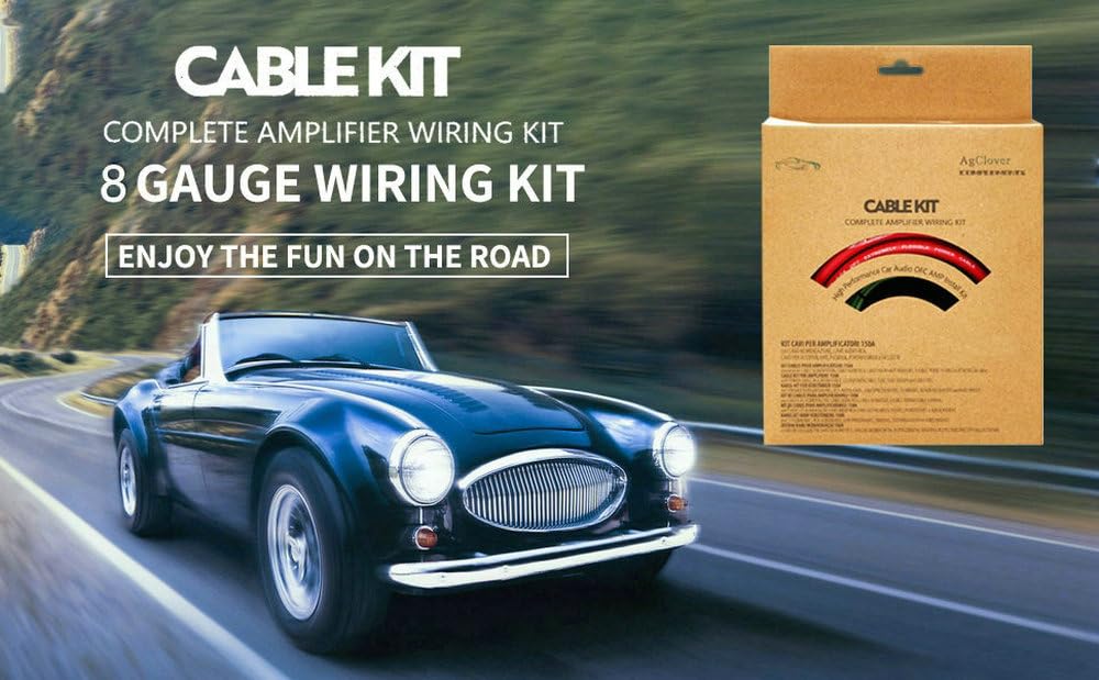8 Gauge CCA Amplifier Wiring Kit 800W L15764