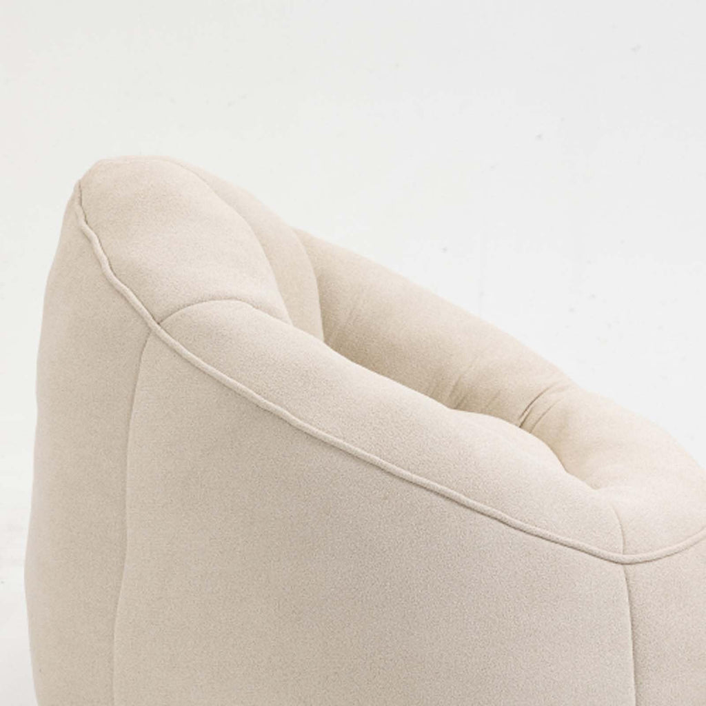 Microfiber Memory Foam Bean Bag Chair with Ottoman T4852