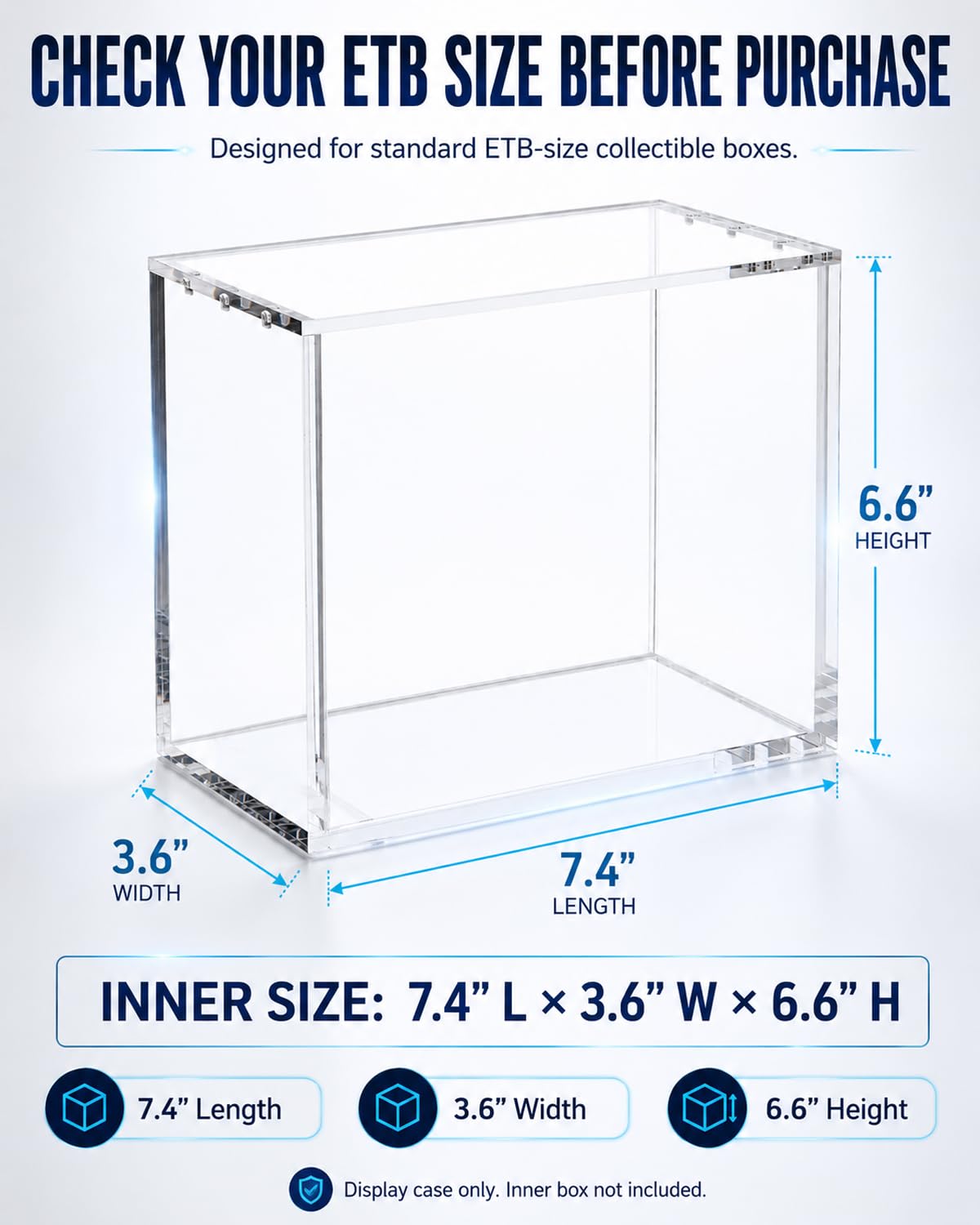 2-Pack Acrylic Case C9653