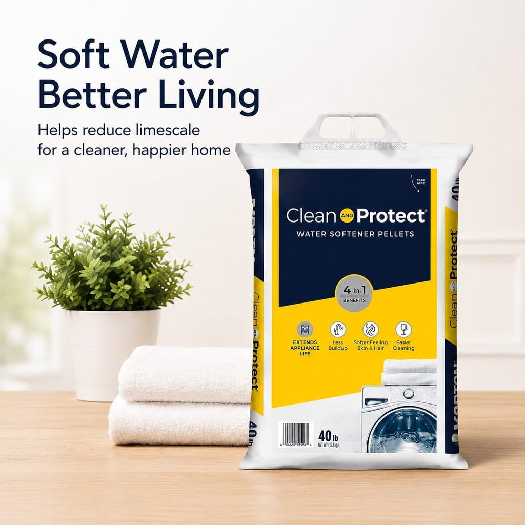 Water Softener Salt Pellets 40 lb Pack of 4 C378