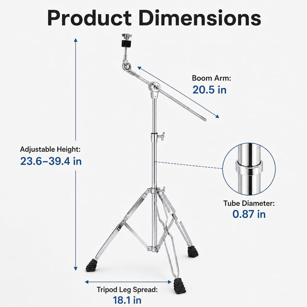 Adjustable Boom Cymbal Stand Y135