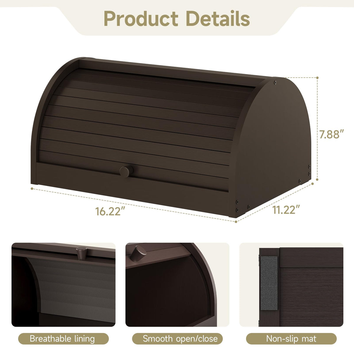 Roll-Top Bread Box Z650170
