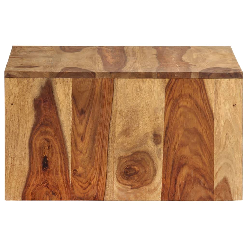 2 pcs Solid Sheesham Wood Nesting Coffee Table O323