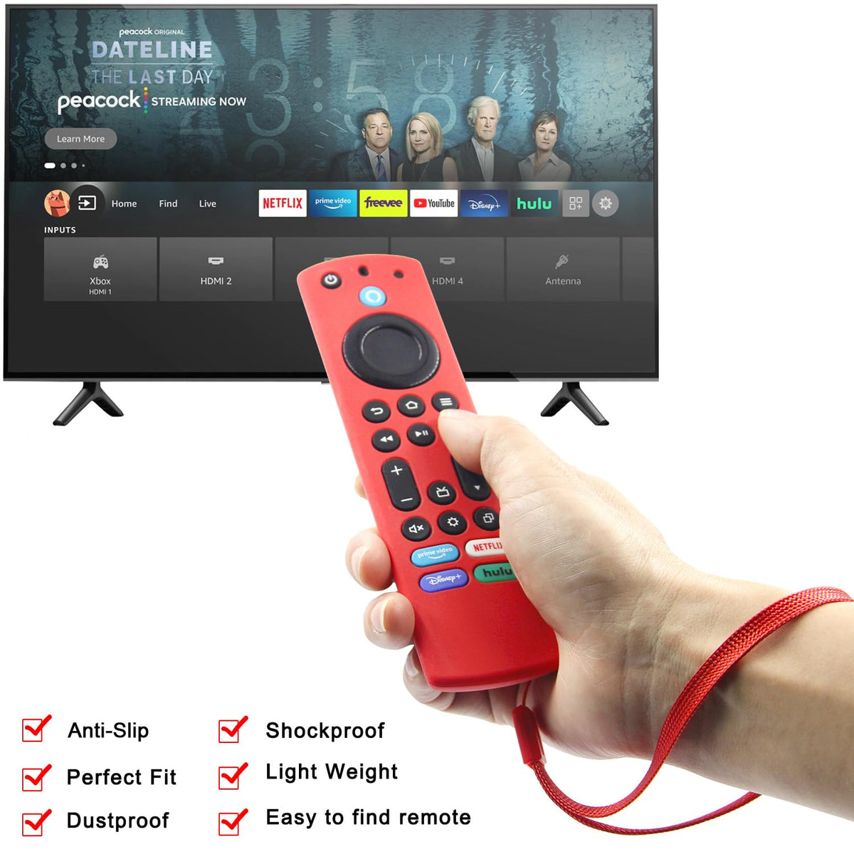 Silicone Remote Case 2pcs with Lanyard B26913