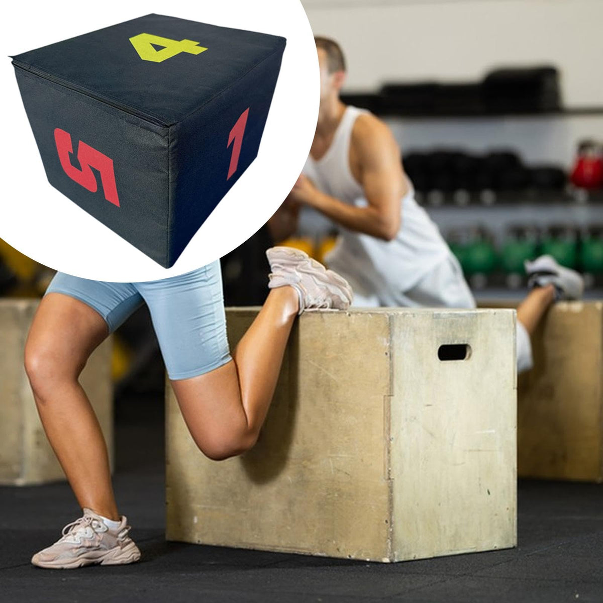 3-in-1 Height Adjustable Plyometric Jump Box Q29561