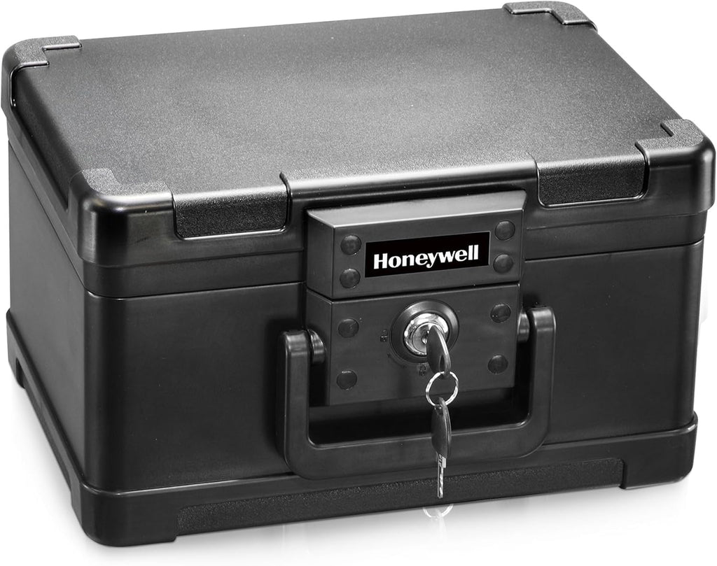 Small Black ABS Plastic Safe with Key Lock S691182