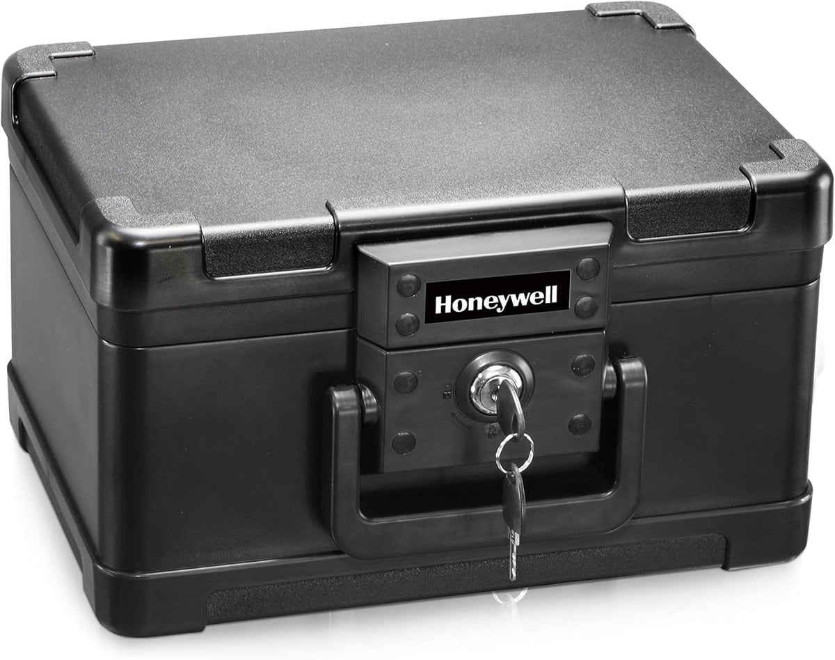 Small Black ABS Plastic Safe with Key Lock S691182
