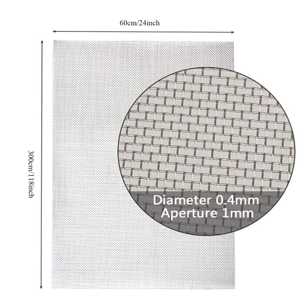 304 Stainless Steel Woven Wire Mesh Window Screen A696
