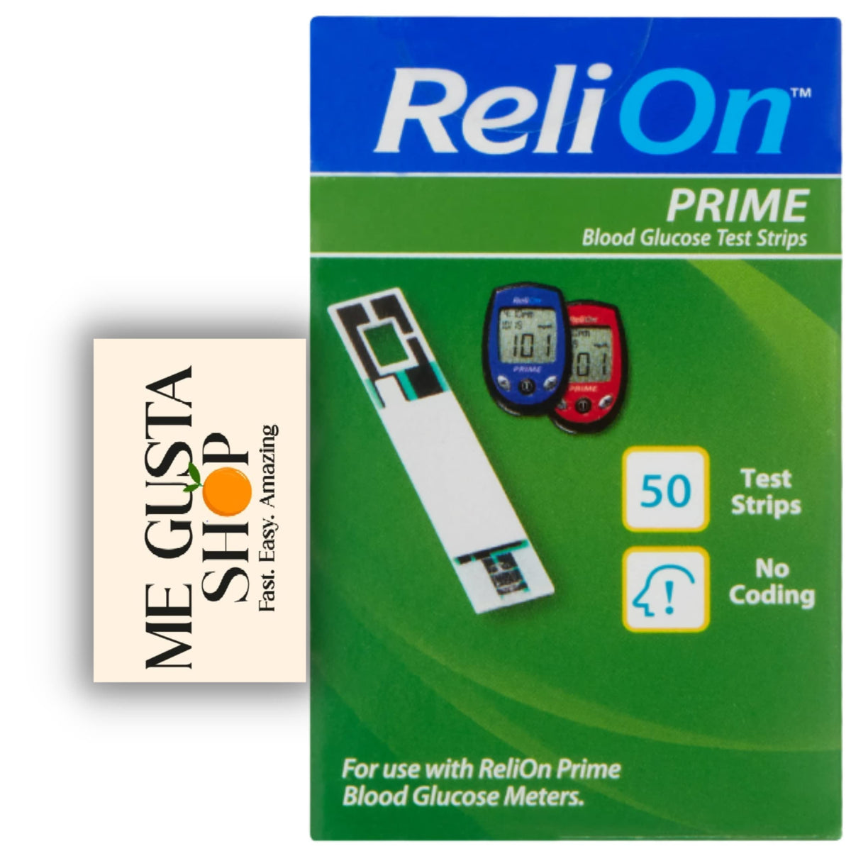 Blood Glucose Test Strips, 50 Count N63588