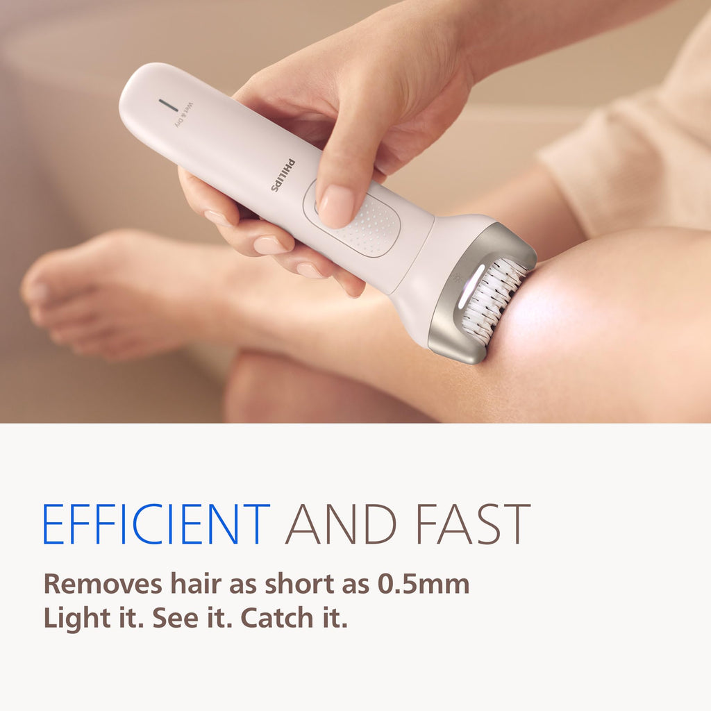 Cordless Wet and Dry Epilator with 7 Accessories L623
