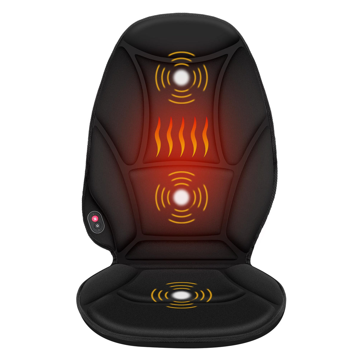 Vibration Back Massager with Heat D751