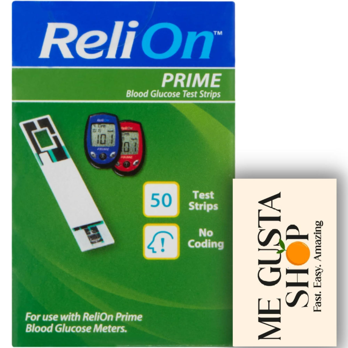 Blood Glucose Test Strips, 50 Count N63588
