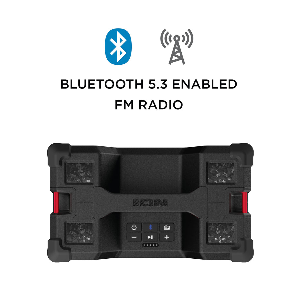 Portable All-Weather Wireless Bluetooth Speaker, IPX5 Water-Resistant, 65W F5393