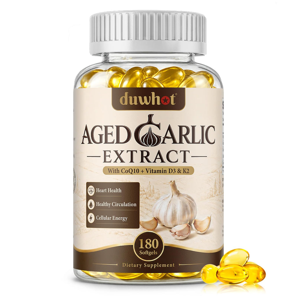 Aged Garlic Extract Capsules, 180 Softgels D7095
