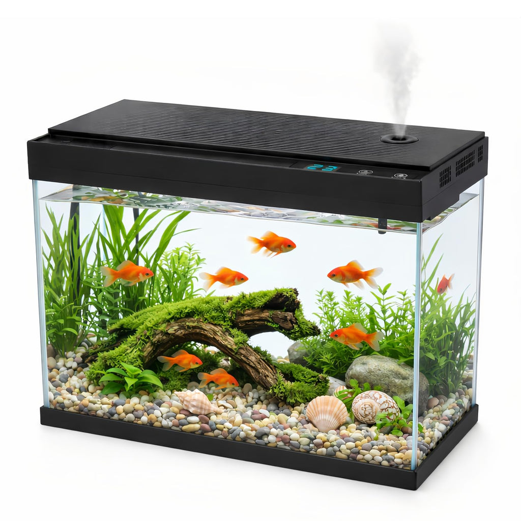 2.4 Gallon Desktop Betta Fish Tank Starter Kit F801936